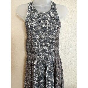 Japna Maxi Dress Women’s Size Medium Cinched Racer Back Paisley Floral
